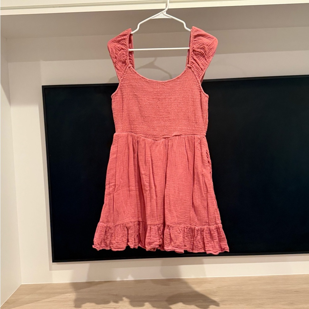 American Eagle Outfitters Coral Sleeveless Dress